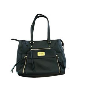 Nicole by Nicole Miller Black Tote Purse